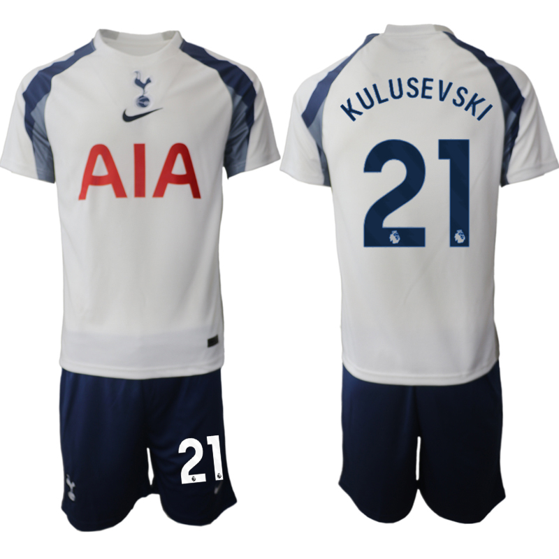 Men 2025-2026 Club Tottenham home White #21 Soccer Jersey->tottenham jersey->Soccer Club Jersey